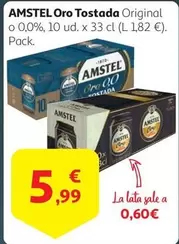 Oferta de Amstel - Oro Tostada Original por 5,99€ en Alcampo