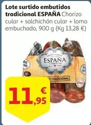 Oferta de España - Lote Surtido Embutidos Tradicional por 11,95€ en Alcampo