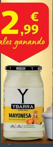 Oferta de Ybarra - Mayonesa por 2,99€ en Alcampo