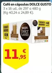 Oferta de Dolce Gusto - Café En Cápsulas por 11,95€ en Alcampo