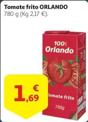 Oferta de Orlando - Tomate Frito por 1,69€ en Alcampo