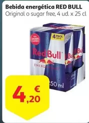 Oferta de Red Bull - Bebida Energética por 4,2€ en Alcampo