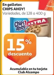 Oferta de Chips Ahoy - En Galletas en Alcampo