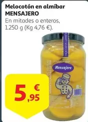 Oferta de Mensajero - Melocoton En Almibar por 5,95€ en Alcampo