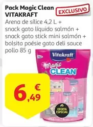 Oferta de Vitakraft - Pack Magic Clean por 6,49€ en Alcampo