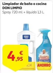 Oferta de Don Limpio - Limpiador De Baño O Cocina por 4,95€ en Alcampo