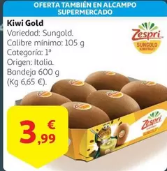 Oferta de Alcampo - Kiwi Gold por 3,99€ en Alcampo