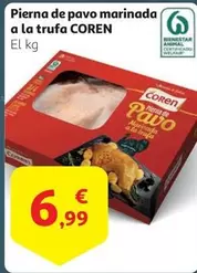 Oferta de Coren - Pierna De Pavo Marinada A La Trufa por 6,99€ en Alcampo