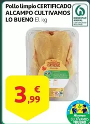 Oferta de Alcampo - Pollo Limpio Certificado Alcampo por 3,99€ en Alcampo