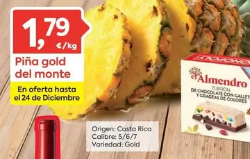 Oferta de Piña Gold Del Monte por 1,79€ en Suma Supermercados