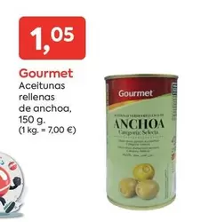 Oferta de Gourmet - Aceitunas Rellenas De Anchoa por 1,05€ en Suma Supermercados