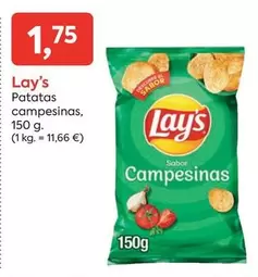 Oferta de Lay's - Patatas Campesinas por 1,75€ en Suma Supermercados