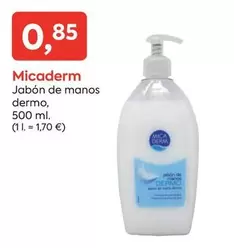 Oferta de Micaderm - Jabon De Manos Dermo por 0,85€ en Suma Supermercados