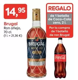 Oferta de Brugal - Ron Anejo por 14,95€ en Suma Supermercados