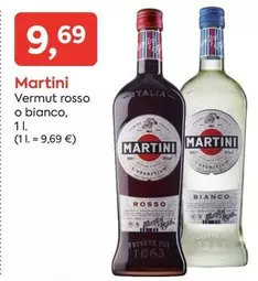 Oferta de Martini - Vermut Rosso O Bianco por 9,69€ en Suma Supermercados