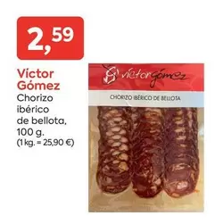 Oferta de Victor Gomez - Chorizo Ibérico De Bellota por 2,59€ en Suma Supermercados