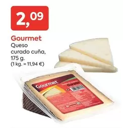 Oferta de Gourmet - Queso Curado Cuna por 2,09€ en Suma Supermercados