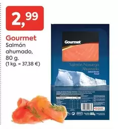 Oferta de Gourmet - Salmón Ahumado por 2,99€ en Suma Supermercados