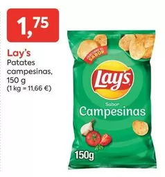 Oferta de Lay's - Patates Campesinas por 1,75€ en Suma Supermercados