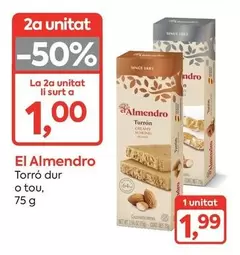 Oferta de El Almendro - Torro Dur O Tou por 1,99€ en Suma Supermercados