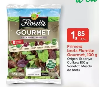 Oferta de Florette - Primers Brots Gourmet por 1,85€ en Suma Supermercados