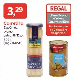 Oferta de Carretilla - Espárrec Blanc Extra por 3,29€ en Suma Supermercados