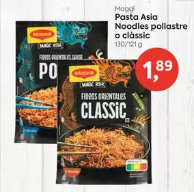 Oferta de Magic - Pasta Asia Noodles Pollastre O Classic por 1,89€ en Suma Supermercados