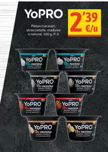 Oferta de YoPRO - Platan/Cacauet por 2,39€ en Suma Supermercados