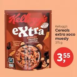 Oferta de Kellogg's - Cereals Extra Xoco Muesly por 3,55€ en Suma Supermercados