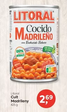 Oferta de Litoral - Cuit Madrileny por 2,69€ en Suma Supermercados