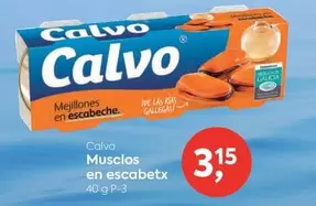 Oferta de Calvo -  Musclos En Escabetx por 3,15€ en Suma Supermercados