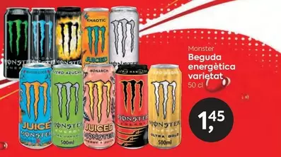 Oferta de Monster - Beguda Energètica por 1,45€ en Suma Supermercados