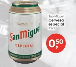 Oferta de San Miguel - Cervesa Especial por 0,5€ en Suma Supermercados