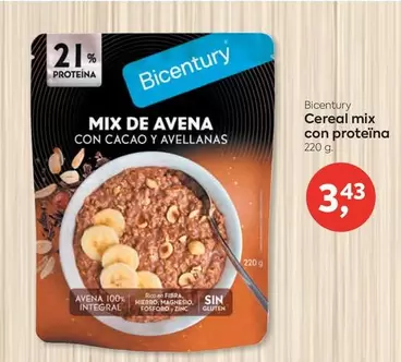 Oferta de Bicentury - Cereal Mix Con Proteina por 3,43€ en Suma Supermercados