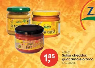 Oferta de Zanuy - Salsa Cheddar, Guacamole O Taco por 1,85€ en Suma Supermercados