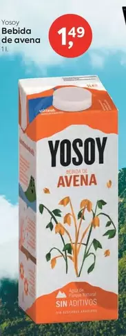 Oferta de YoSoy - Bebida De Avena por 1,49€ en Suma Supermercados