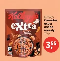 Oferta de Kellogg's - Cereales Extra Choco Muesly por 3,55€ en Suma Supermercados