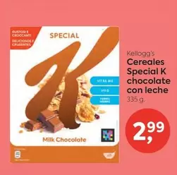 Oferta de Kellogg's - Cereales Special K Chocolate Con Leche por 2,99€ en Suma Supermercados