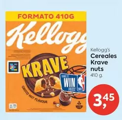 Oferta de Kellogg's - Cereales Krave Nuts por 3,45€ en Suma Supermercados