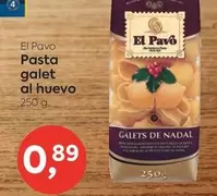 Oferta de El Pavo - Pasta Galetes Al Huevo por 0,89€ en Suma Supermercados