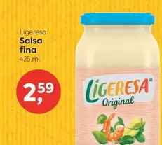 Oferta de Ligeresa - Salsa Fina por 2,59€ en Suma Supermercados