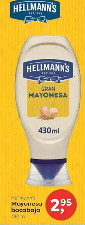 Oferta de Hellmann's - Mayonesa Bocabajo por 2,95€ en Suma Supermercados