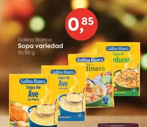 Oferta de Gallina Blanca - Sopa por 0,85€ en Suma Supermercados