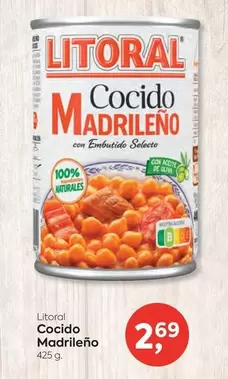 Oferta de Litoral - Cocido Madrileño por 2,69€ en Suma Supermercados