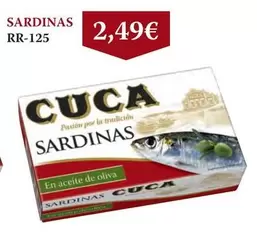 Oferta de Cuca - Sardinas por 2,49€ en Suma Supermercados