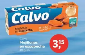 Oferta de Calvo -  Mejillones En Escabeche por 3,15€ en Suma Supermercados