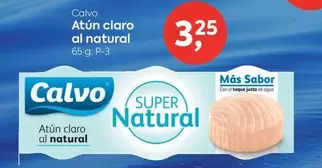 Oferta de Calvo - Atún Claro Al Natural por 3,25€ en Suma Supermercados