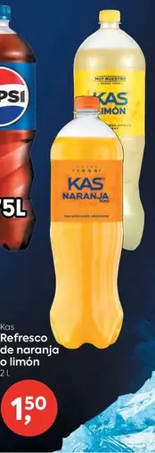 Oferta de Kas - Refresco De Naranja O Limón por 1,5€ en Suma Supermercados