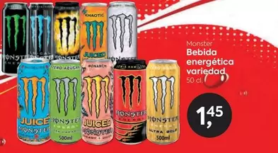 Oferta de Monster - Bebida Energética por 1,45€ en Suma Supermercados