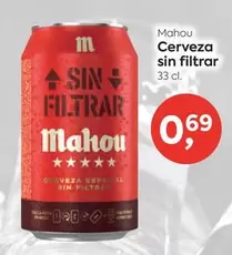 Oferta de Mahou - Cerveza Sin Filtrar por 0,69€ en Suma Supermercados